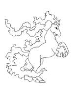 coloriage pokemon Galopa